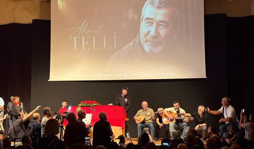 Şair Ahmet Telli İçin Cenaze Töreni Düzenlendi!