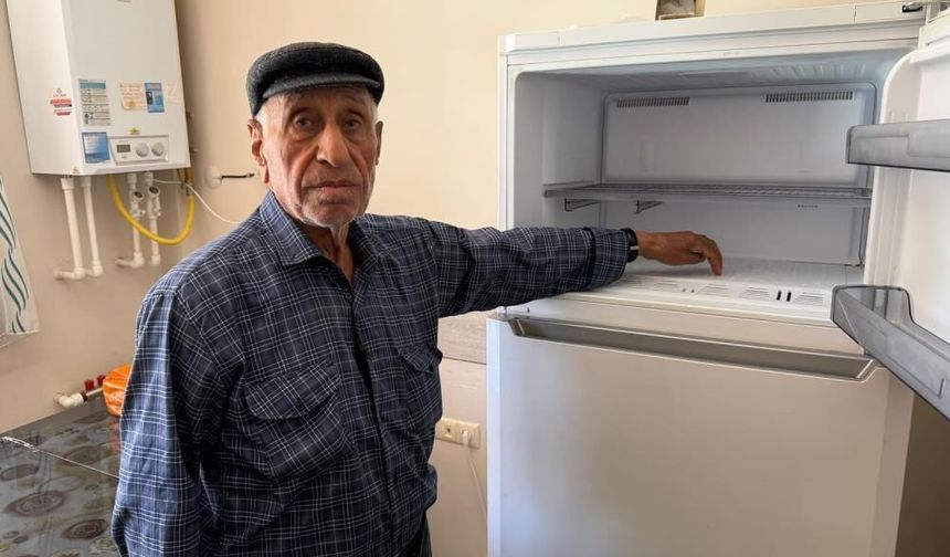 Polisiz dediler, buzluktaki altınlarını götürdüler