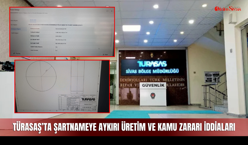 TÜRASAŞ’ta şartnameye aykırı üretim ve kamu zararı iddiaları