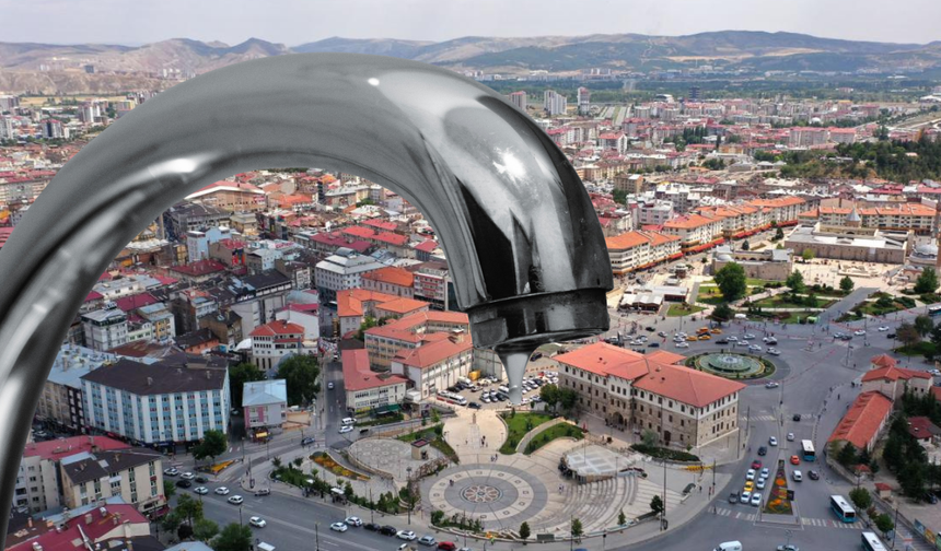 Dikkat !Sivas'ta 5 Mahalleye 10 Saatlik Zorunlu Su Kesintisi