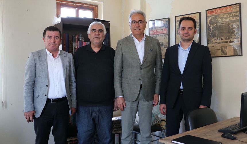 STSO'dan Bizim Sivas Gazetesi'ne Basın Bayramı ziyareti