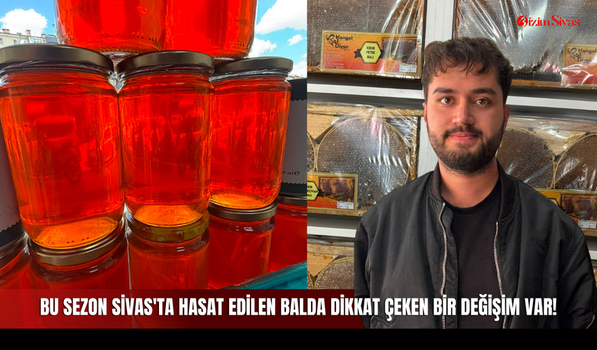 Bu Sezon Sivas'ta Hasat Edilen Balda Dikkat Çeken Bir Değişim Var!