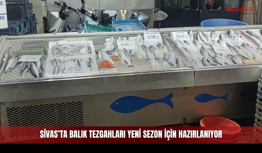 Sivas’ta balık tezgahları yeni sezon için hazırlanıyor