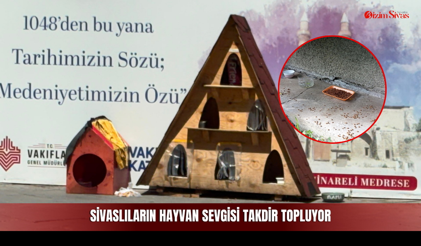 Sivaslıların Hayvan Sevgisi Takdir Topluyor