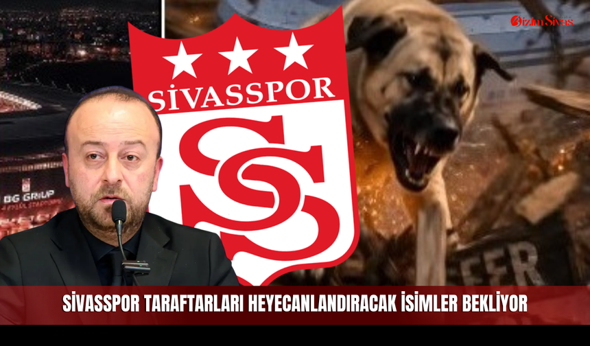 Sivasspor taraftarları heyecanlandıracak isimler bekliyor