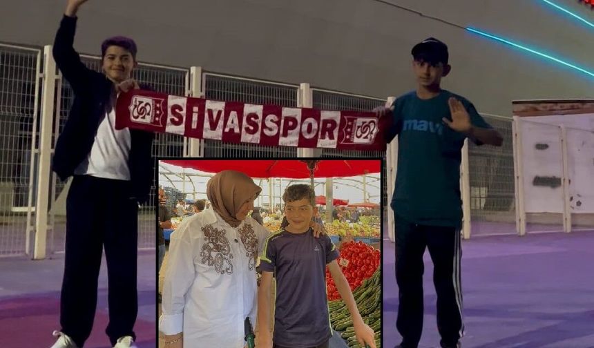 Rukiye Toy, Muhammed Ali ve arkadaşlarına Sivasspor sevinci yaşattı