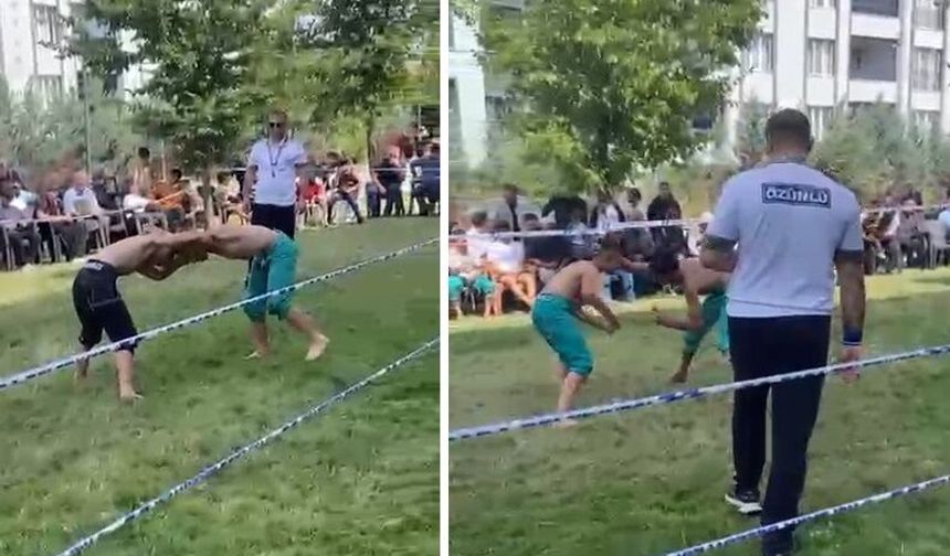 Zara Bal Festivali’nde Güreş Heyecanı Yaşandı