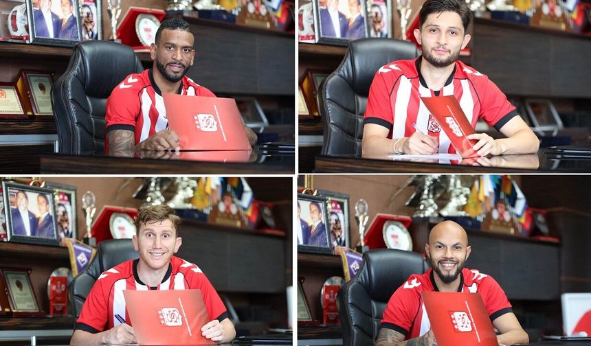 Sivasspor 4 futbolcu ile imza attı