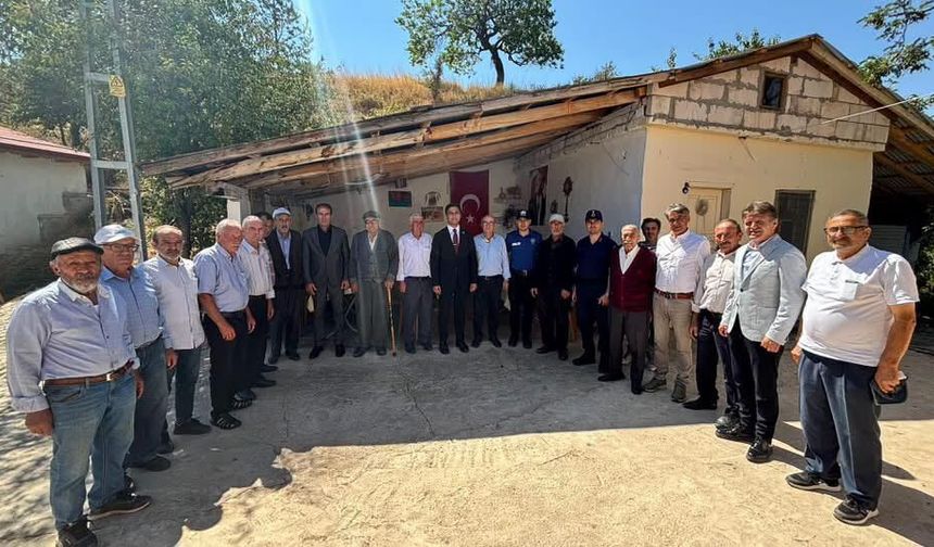 Akıncılar Kaymakamı Karababa'dan köy ziyaretleri