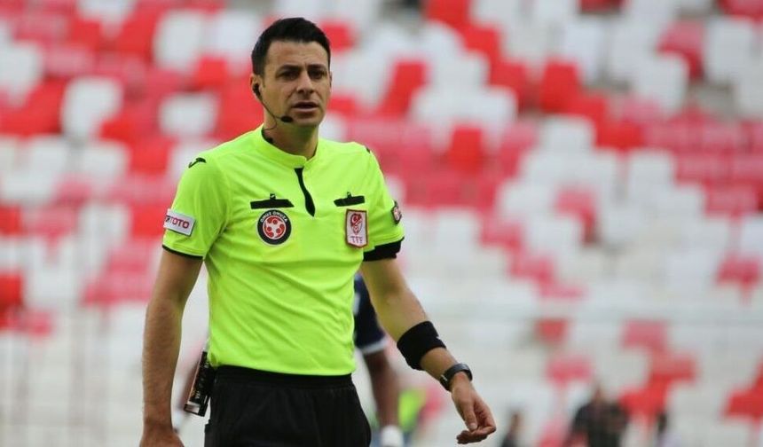 Sivasspor karşılaşmasında Şansalan düdük çalacak