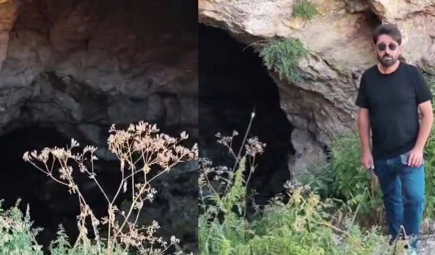 Sivas İmranlı'da gizemli mağara!