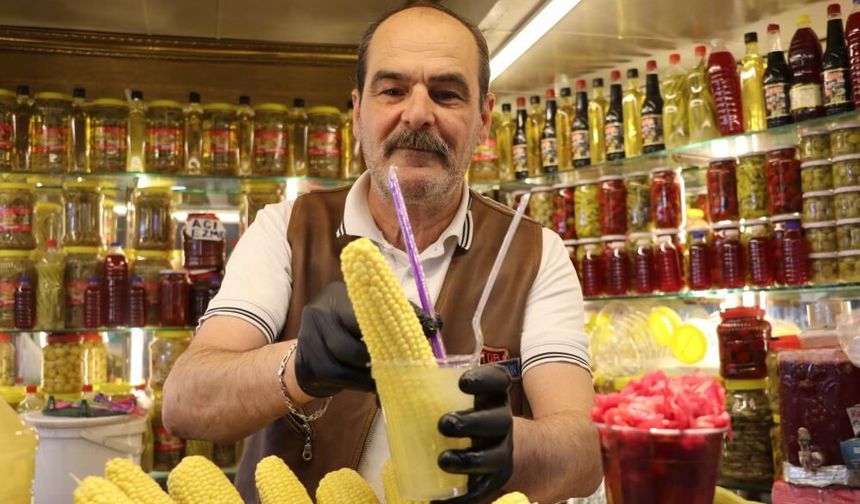 Sivas'ta mısır koçanı turşusuna yoğun ilgi