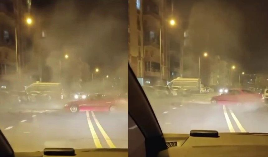 Sivas'ta drift magandalığı devam ediyor!