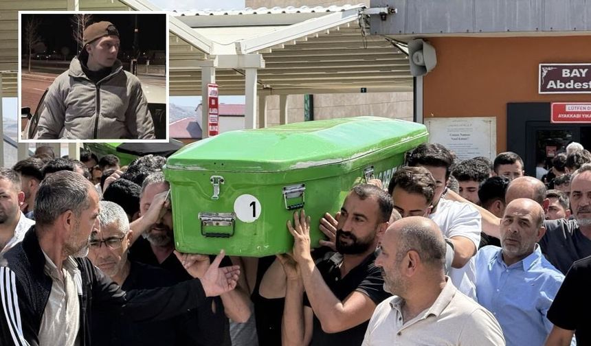 Sivas'ta motosiklet sürücüsüne hüzünlü veda