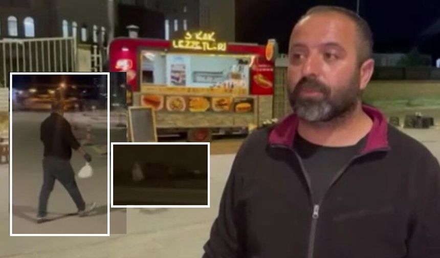 Sivas'ta kokoreççi tilki bazen paket yaptırıyor!