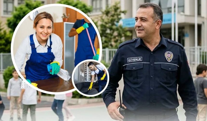 Okullara güvenlik ve temizlik görevlileri alımı başvuruları başladı