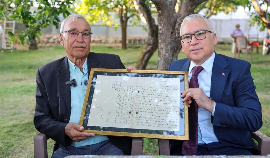 Sivas'ta 113 Yıllık Emanet Sahiplerine Teslim Edildi