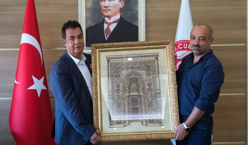 Cennet Kapısı tabloya yakma sanatıyla yansıdı