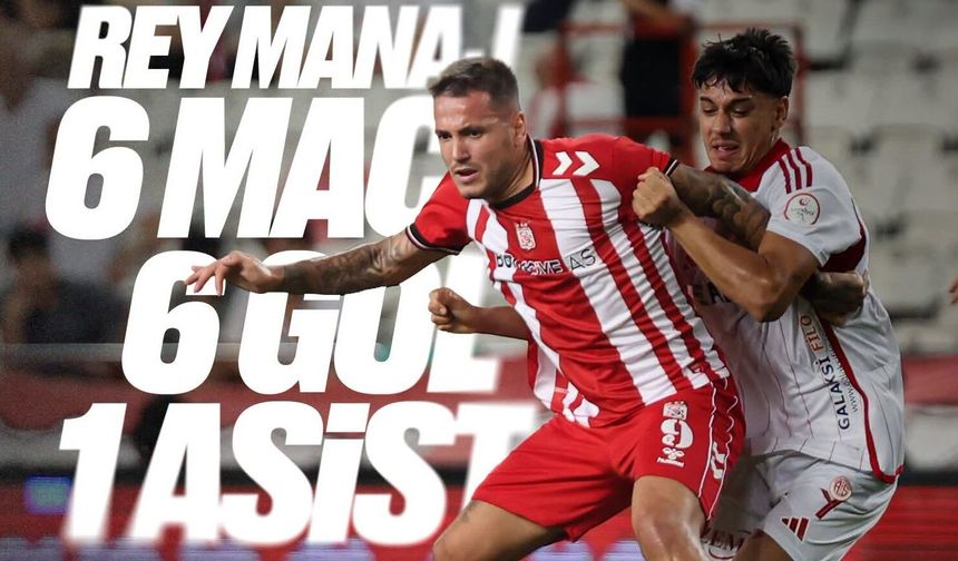 Aman nazar değmesin! Rey Manaj'dan 6 maç, 6 gol