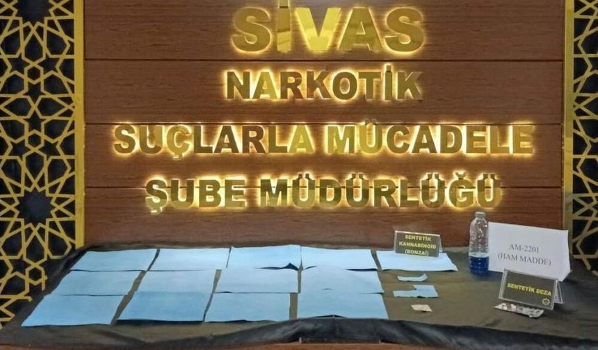 Sivas'ta narkotik operasyonda dikkat çeken detay!
