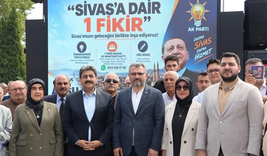 Sivas'ta AK Parti'den fikir projesi