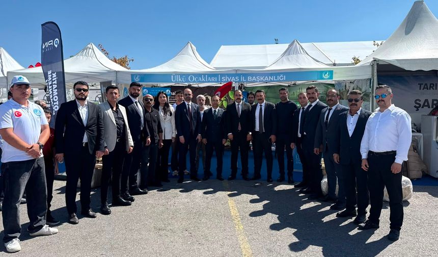 Sivas’ta Agro Fuarı’nda Dikkat Çeken Proje: Ülkü Ocakları Ürünlerini Sergiledi
