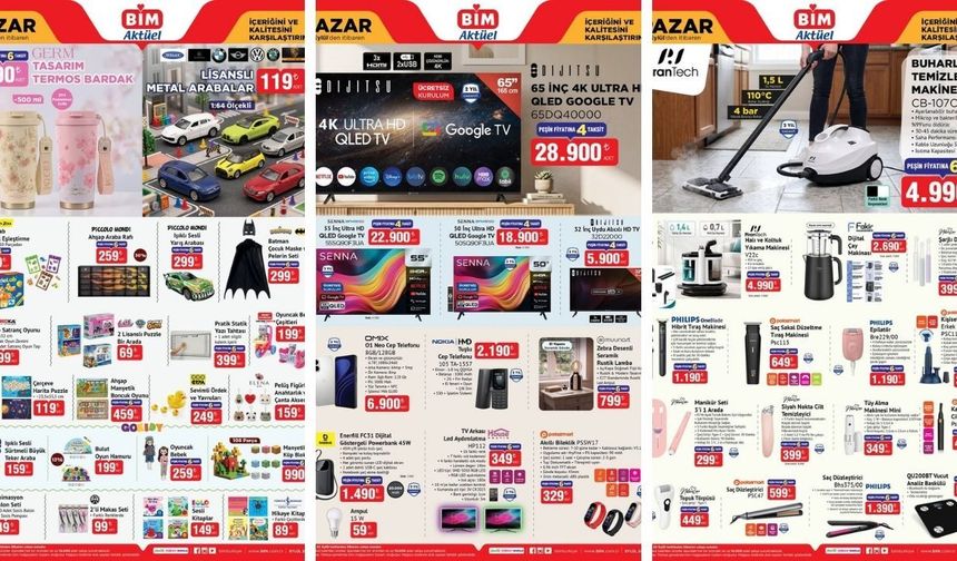 BİM 20-27 Eylül 2026 Aktüel Kataloğu: QLED TV, Cep Telefonu ve Elektrikli Ev Aletleri