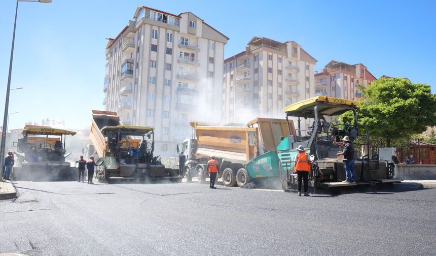 Şeyh Şamil Mahallesi’nde yol çalışması