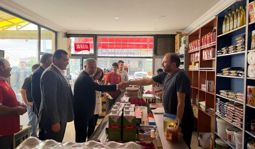 Ulaş Karasu ve parti teşkilatı Sivas’ta sahaya çıktı