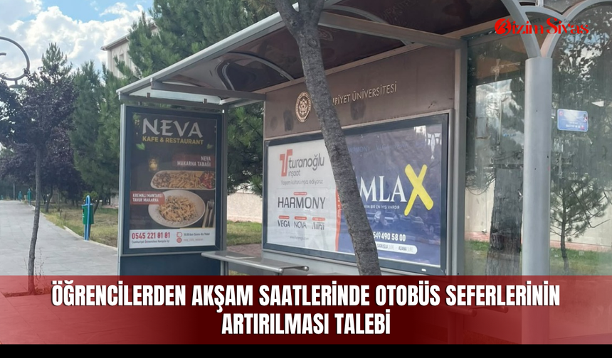 Öğrencilerden akşam saatlerinde otobüs seferlerinin artırılması talebi