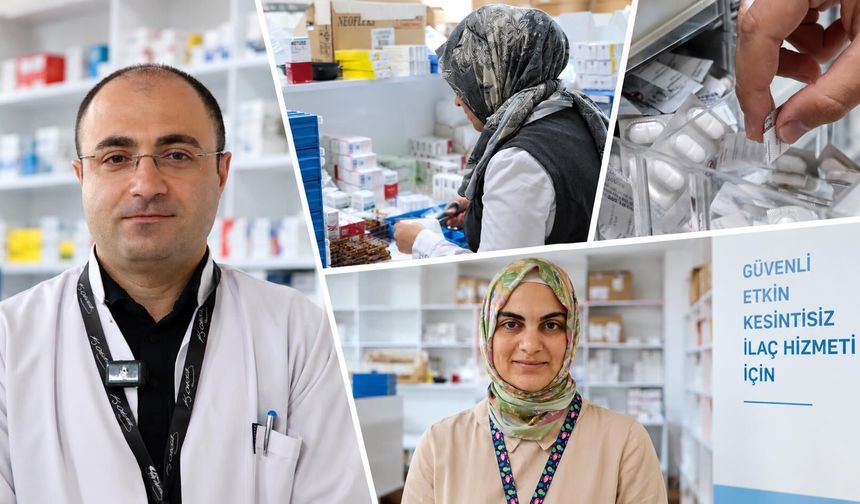 Sivas'taki Hastane Eczacıları Güvenli İlaç Kullanımına Katkı Sunuyor