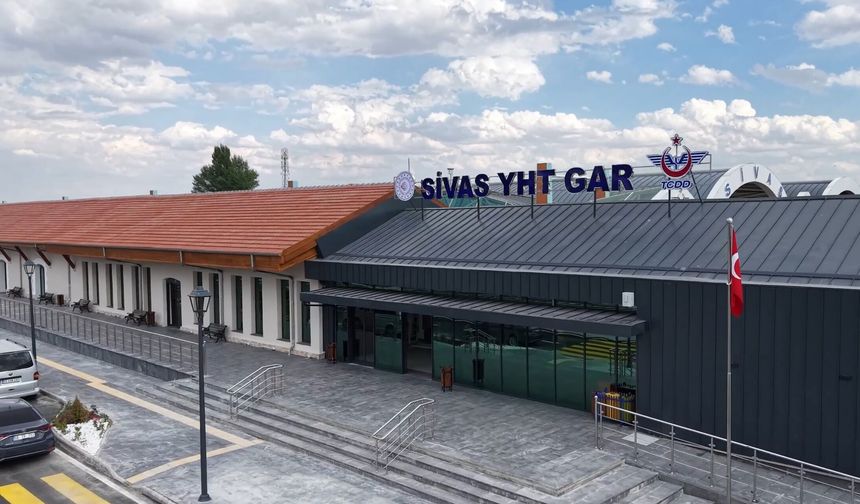 75 milyon TL’lik yeni Yüksek Hızlı Tren Garı Sivas’ta kapılarını açıyor