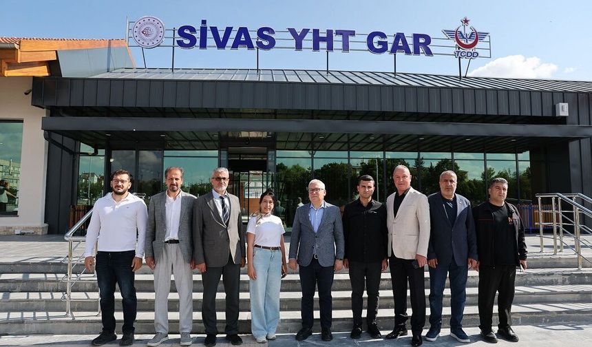 Sivas YHT yeni Gar Binası yarın hizmette