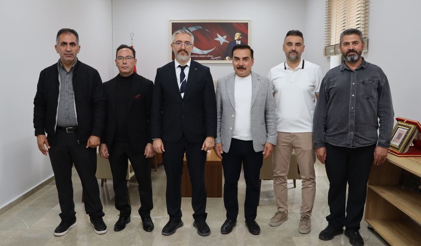 Sivas Gazeteciler Cemiyeti'nden Başhekim Fidan'a ziyaret