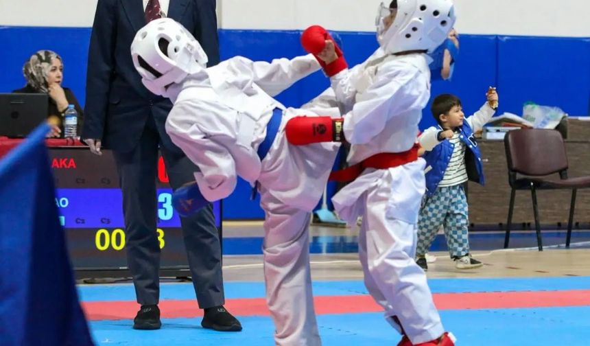 Sivas'ta yıldızlar Karate'de kapıştı