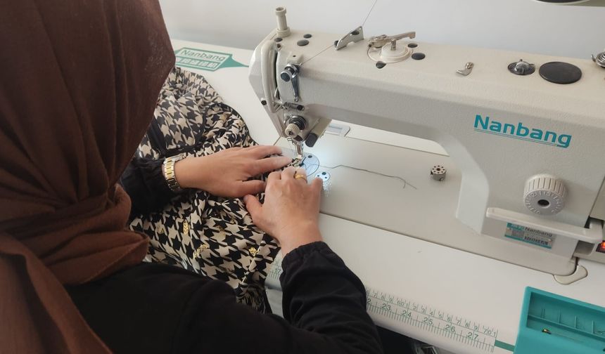 Ulaş'ta giyim üretim teknolojileri kursu açıldı