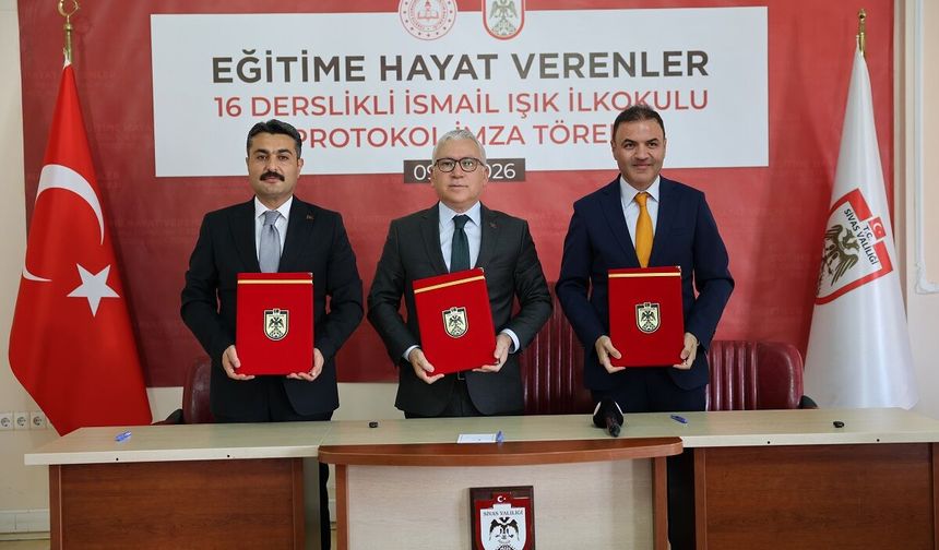 Sivas'ta eğitime hayırsever desteği