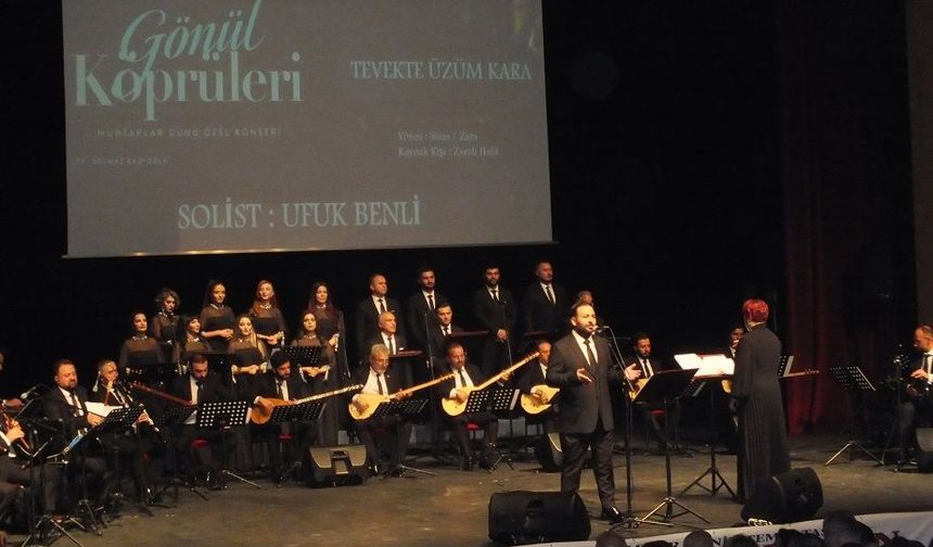 Sivas'ta "Gönül Köprüleri Muhtarlar Özel Konseri" konseri