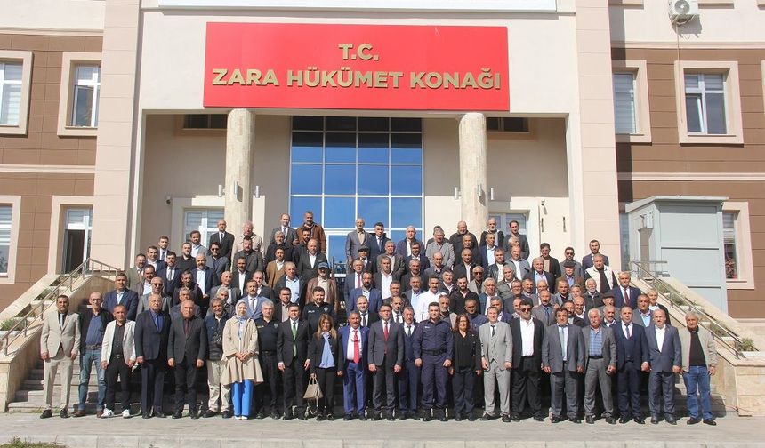 Zara ve Gemerek'te Muhtarlar Günü kutlandı