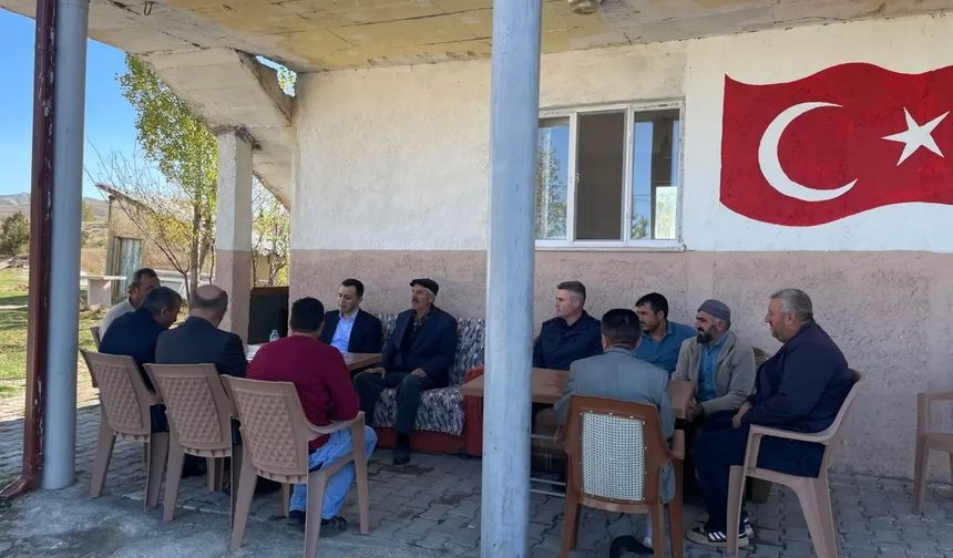 Ulaş Kaymakamı Avcı, köy ziyaretlerini sürdürüyor