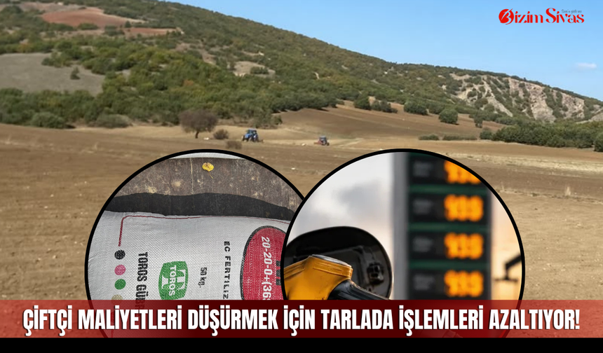 Çiftçi maliyetleri düşürmek için tarlada işlemleri azaltıyor!