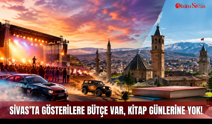 Sivas’ta gösterilere bütçe var, kitap günlerine yok!