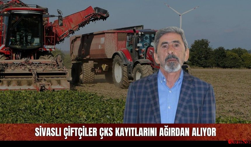 Sivaslı çiftçiler ÇKS kayıtlarını ağırdan alıyor