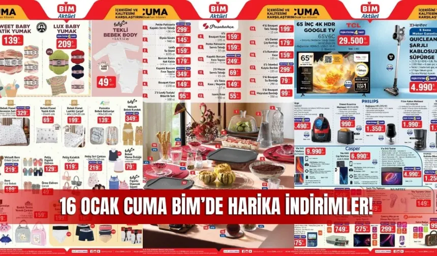 Bim 16 Ocak 2026 Kataloğu, Sivas Bim'de Muhteşem İndirimler!